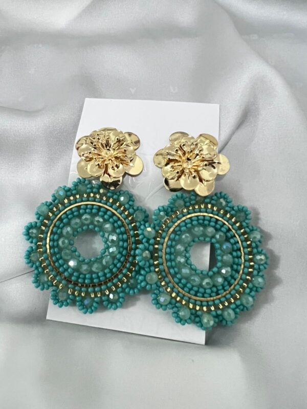 Aretes Rondel Florecitas - Image 2