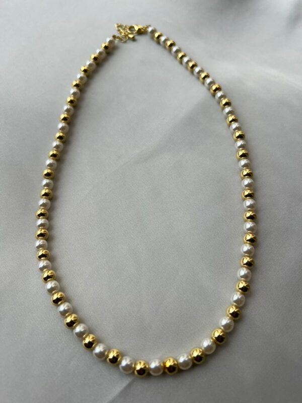 Collar de balines dorados 4MM